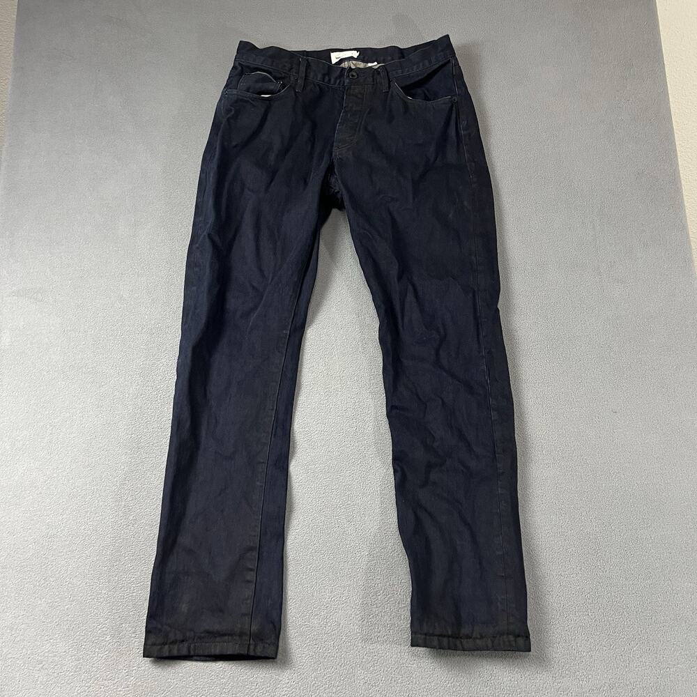Taylor Stitch Jeans Mens 33X31.5 Blue Democratic Selvedge Denim Preppy